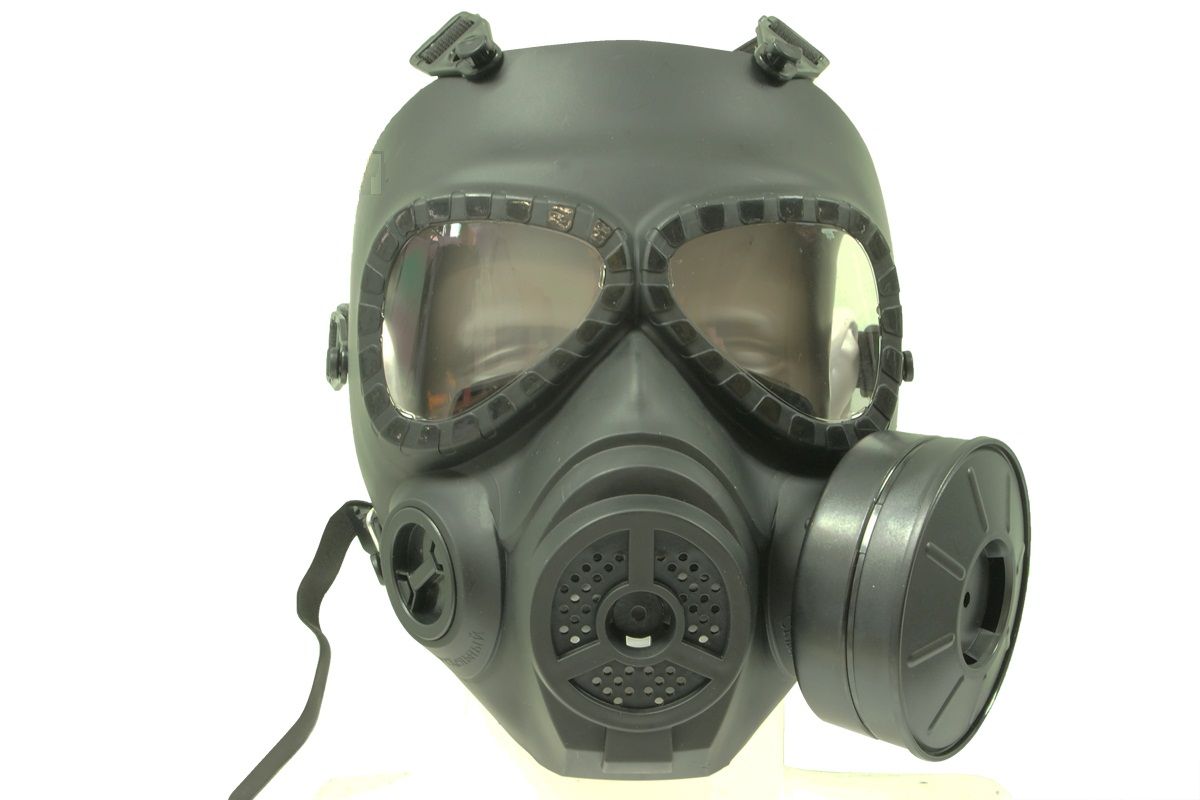 M04 Dummy Gas Mask w/ Ventilatiing Fan (Black)