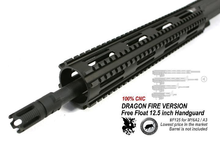 Dragon Fire 100% CNC HandGuard Rail 12.5inch
