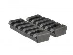 2pcs Polymer 5 Slot KeyMod Short Rail Section