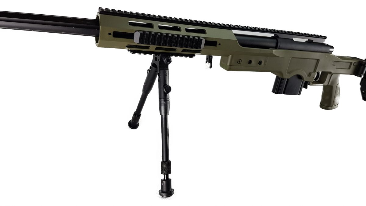 MB4411 METAL SNIPER RIFLE w/bipod (OD) - Image 4