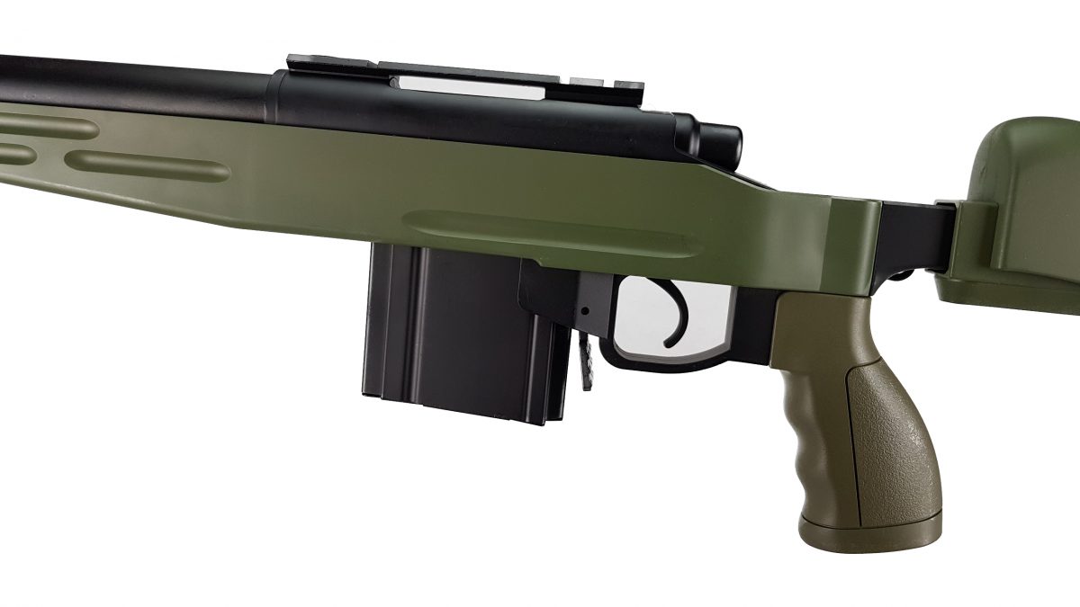 MB4413 METAL SNIPER RIFLE w/bipod (OD) - Image 5