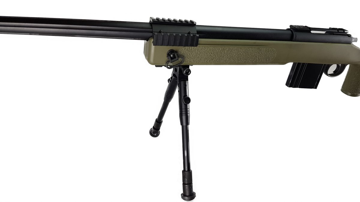 MB4416 METAL SNIPER RIFLE w/bipod (OD) - Image 5
