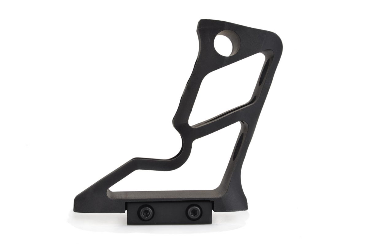 CNC Picatinny System Long Angled Grip - BK - Image 4