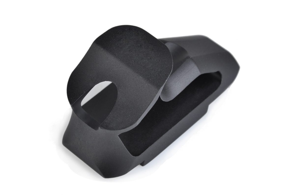 CNC Picatinny System Short Angled Grip - BK																																																																																																																																																																																																																 - Image 3