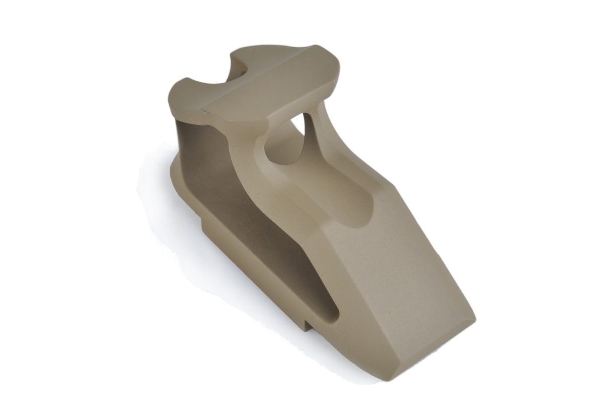 CNC Picatinny System Short Angled Grip - DE																																																																																																																																																																																																																				 - Image 3