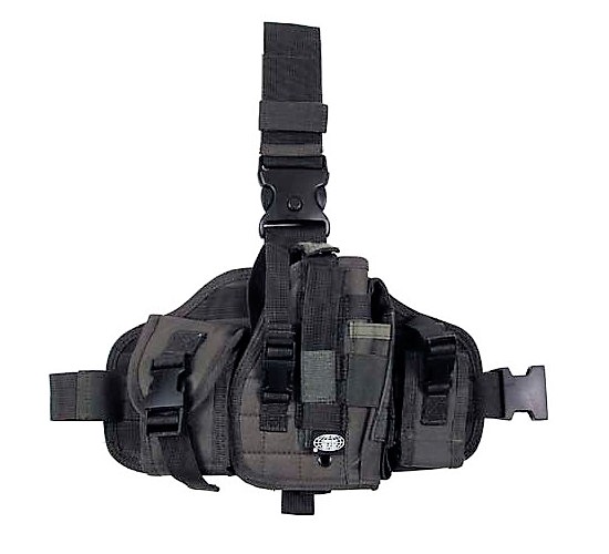 mfh-30713b.jpg Tactical Holster, OD, Leg and Belt fixing - Image 1