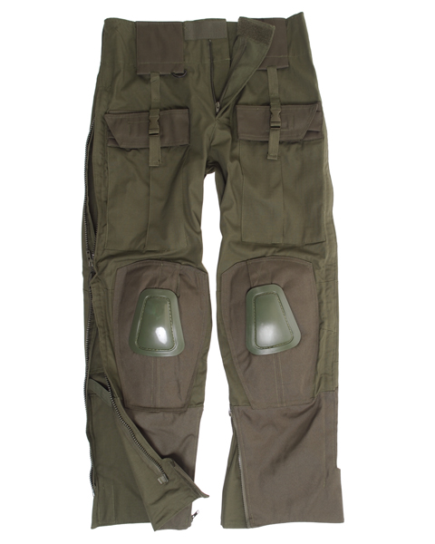 WARRIOR TROUSERS WITH KNEE PADS OD