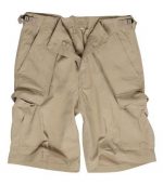 US PREWASHED RIPSTOP BERMUDA SHORTS KHAKI