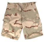US PREWASHED RIPSTOP BERMUDA SHORTS 3 COLOR DESERT