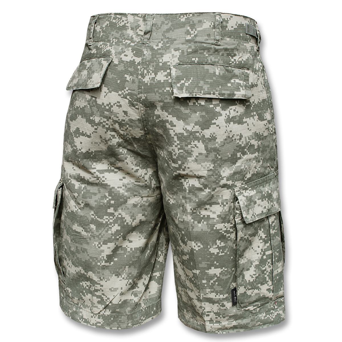 US PREWASHED RIPSTOP BERMUDA SHORTS ACU DIGITAL