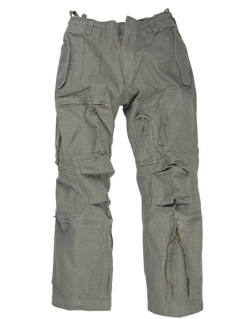 COTTON PREWASH PILOT PANTS - OD