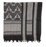 SHEMAGH SCARF (RIFLES) BLACK/WHITE  - Image 2