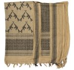 SHEMAGH SCARF (RIFLES) COYOTE/BLACK  - Image 2