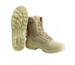 TACTICAL BOOT M.YKK ZIPPER KHAKI