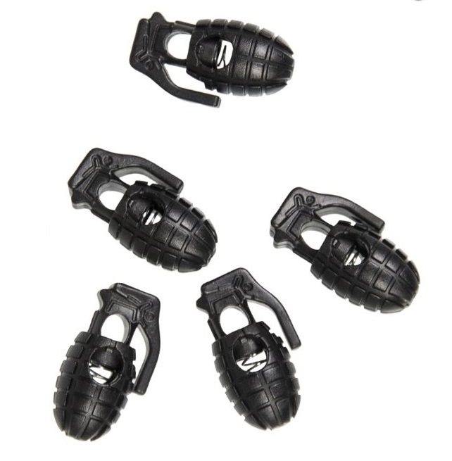 BLACK CORD STOPPER PINEAPPLE