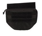 VEST DROP DOWN POUCH - BLACK