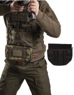 VEST DROP DOWN POUCH - BLACK - Image 2