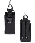 BLACK MOLLE RADIO POUCH