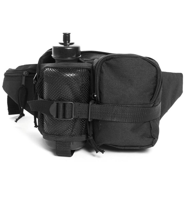 WAIST BAG WITH CANTEEN BLACK
