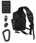 TACTICAL BLACK ONE STRAP ASSAULT PACK SMALL - Image 2