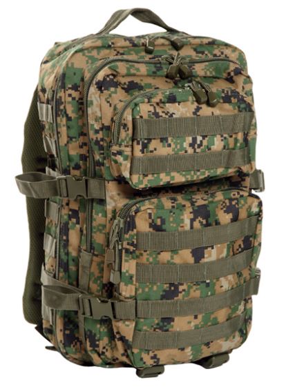 US ASSAULT PACK LARGE 36L DIGITAL WOODLAND
