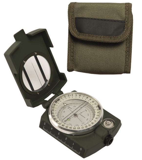 ARMY METAL COMPASS WITH CASE