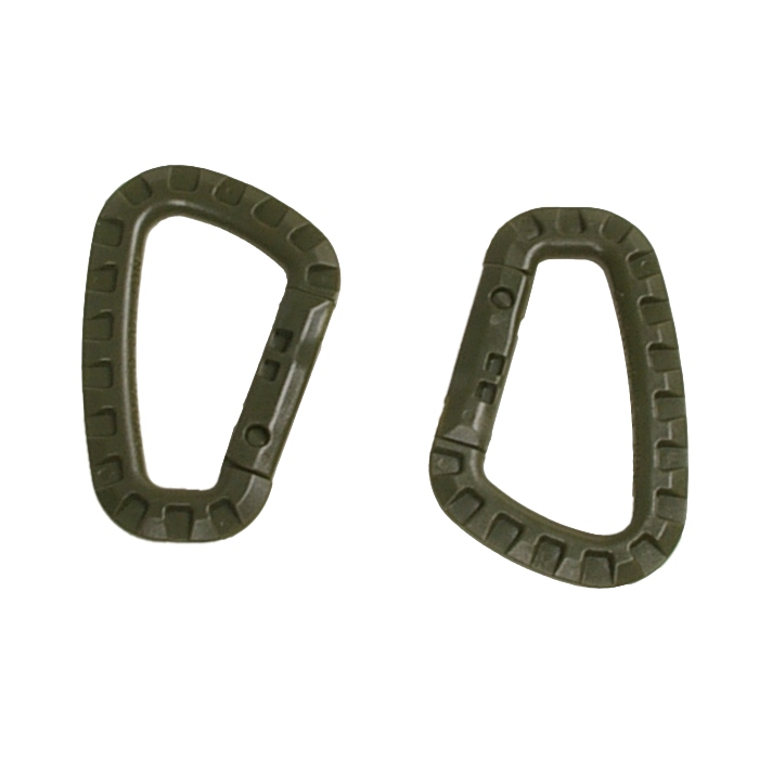 ABS PLASTIC CARABINER 2PCS OD