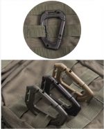 BLACK TACTICAL CARABINER MOLLE (2 PCS./BLISTER) - Image 2
