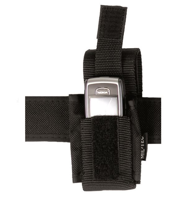 SECURITY MOBILE PHONE POUCH BLACK