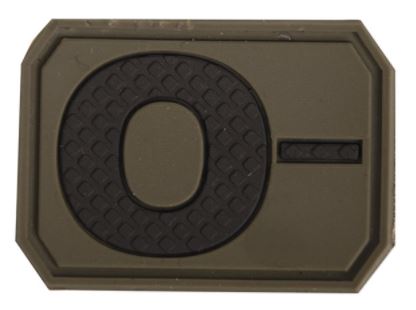 OD 3D BLOOD TYPE PATCH 0 NEGATIVE	