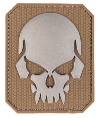 DARK COYOTE PVC SKULL 3D PATCH LARGE	