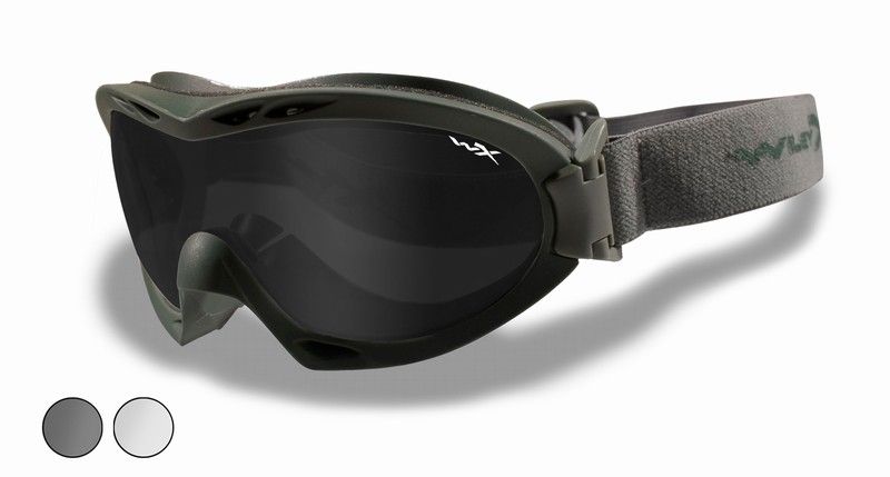 NERVE Smoke, Clear, Green Frame