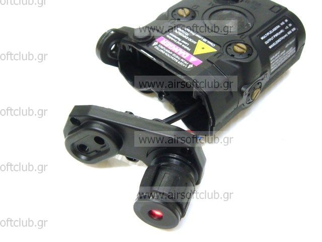 PEQ-15 Battery Box with Green Laser (black)