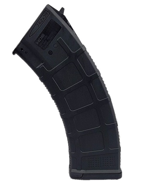 pmag-ak-mid-bk.jpg RMAG AK VARIABLE-CAP 30/135rds SILENT MAGAZINE BLACK - Image 1