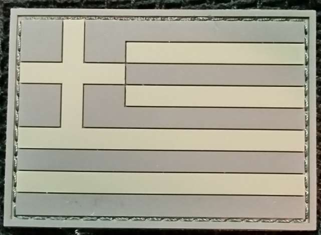 PVC Greek Flag - Low Visibility OD