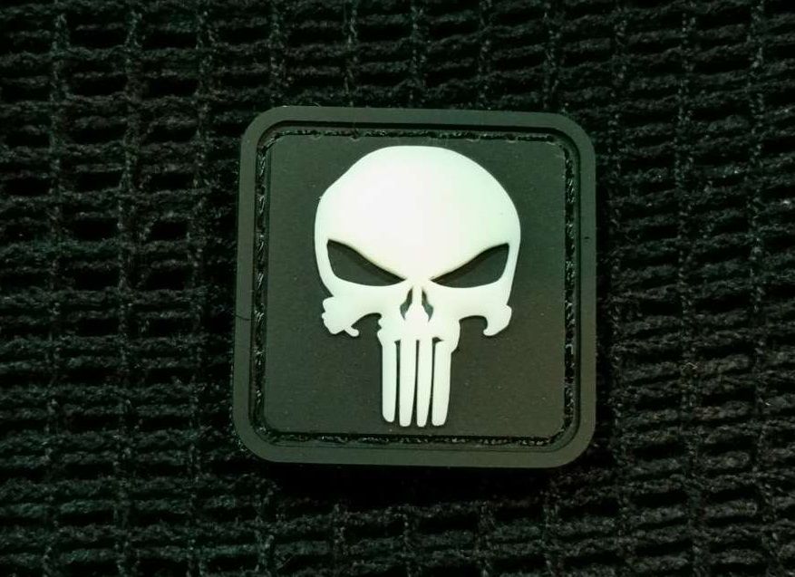 PVC PUNISHER-GLOW IN THE DARK