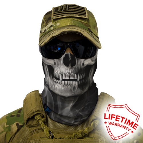 FACE SHIELD-SKULL TECH / CROW