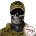 FACE SHIELD-SKULL TECH / CROW