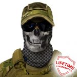 FACE SHIELD-CARBON FIBER SKULL