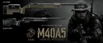 M40A5 Bolt Action Sniper Rifle (BK) - Image 6