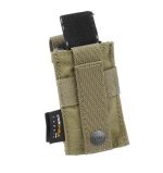 TMC Cordura MOLLE Single Pistol Mag Pouch (Tan ) - Image 2