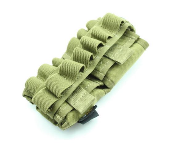 tmc-1305-1.jpg TMC MOLLE Pouch for Shotgun Shells ( Khaki ) - Image 1