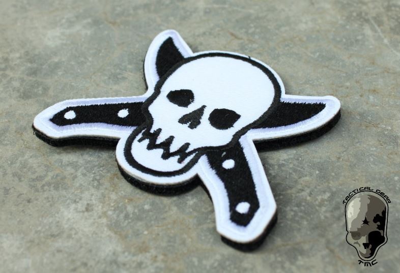 TMC knife and Skull Patch ( BK )