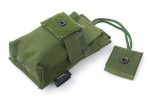 TMC Cordura MOLLE Short Radio Pouch ( OD ) - Image 2
