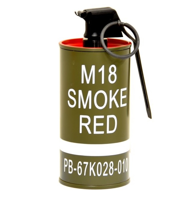 M18 HAND GRENADE RED GAS CHARGER		 		