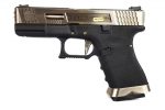 WE Force G19 GBB BK (Silver Slide and Silver Barrel)