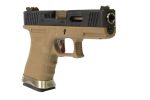 WE Force G19 GBB Tan (Black Slide and Silver Barrel) - Image 4