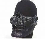 Skull Skeleton Half Face Protector Mask Black