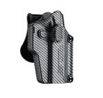 Per-Fit™ Multi fit Holster, fits 200+ guns丨CARBON FIBER Colored Body with Black Paddle