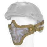 Steel Half Face Skull Mask (Helmet Version) - DE